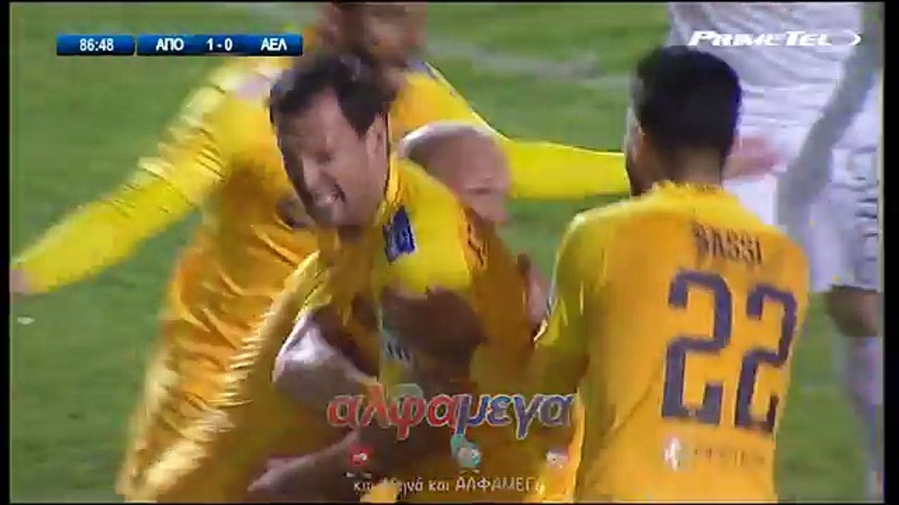1-1 Mikel Arruabarrena Goal - Apollon 1-1 AEL Limassol  - 03.01.2018