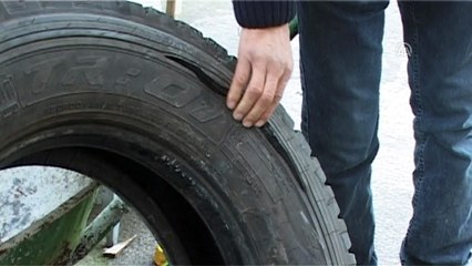 Hava bastığı lastiğin patlamasıyla yaralandı - TOKAT