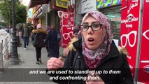 Palestinians in Ramallah react to threats by 