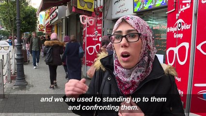 Palestinians in Ramallah react to threats by "biased" Trump