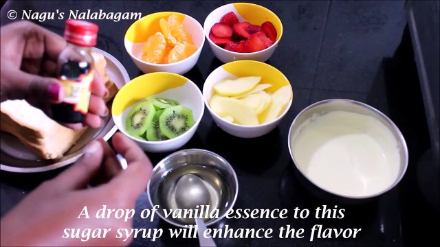 Cake with Bread Slices Bread Fruit Cake Recipe | Samayal Manthiram