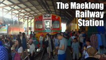 The Maeklong Railway Station