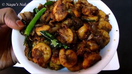 Prawns Pepper Fry Recipe | Samayal Manthiram