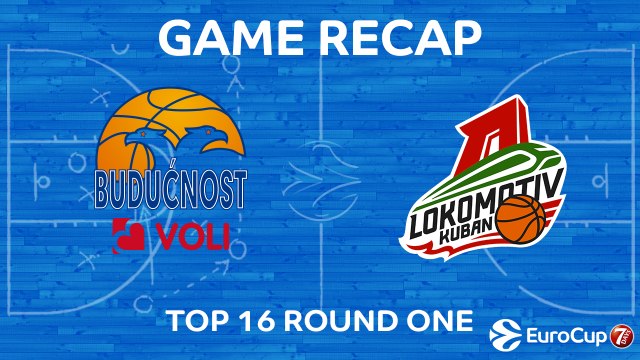 Highlights: Buducnost VOLI Podgorica - Lokomotiv Kuban Krasnodar