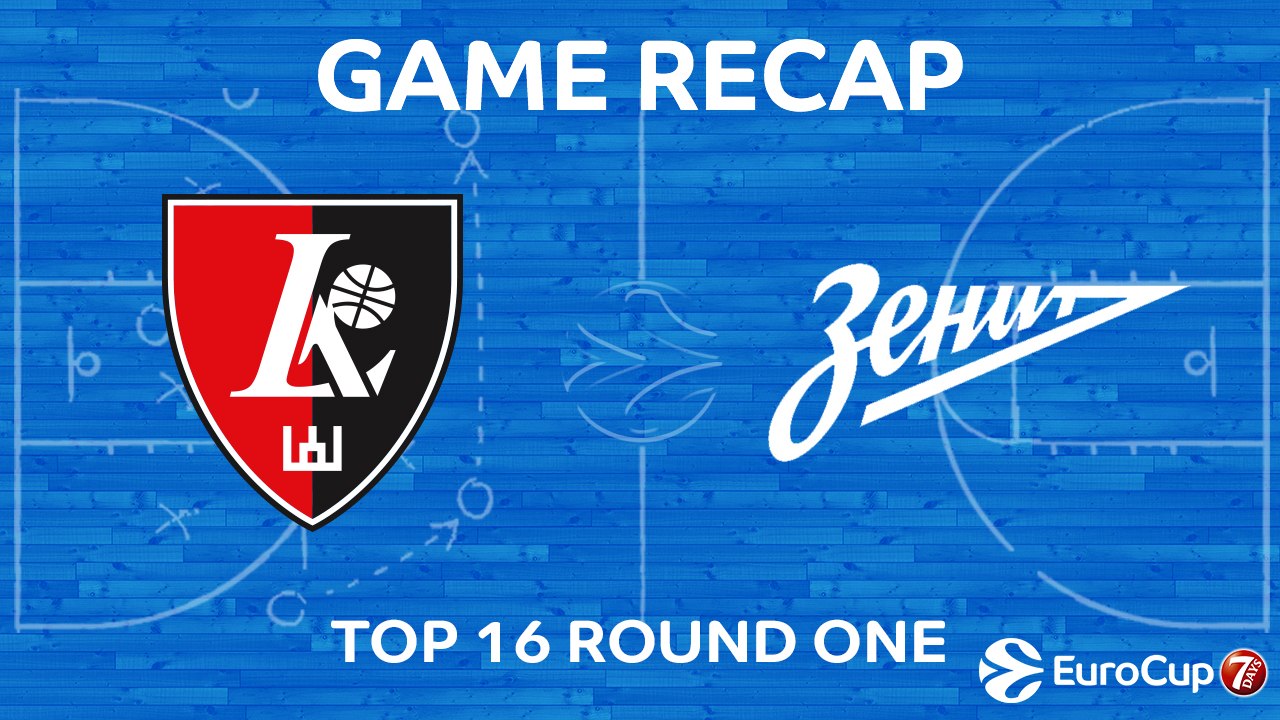 Highlights: Lietuvos Rytas Vilnius - Zenit St Petersburg