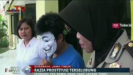 Viral, Seorang PSK Bawa Anak Saat Layani Tamu di Surabaya