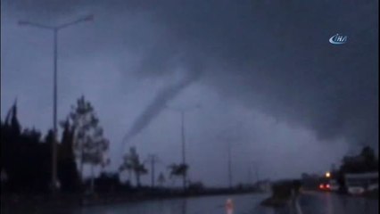 Alanya'da Hortum Kamerada