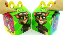 McDonalds TALKING TOM HAPPY MEAL TOYS FULL SET OF 12, Collection 2016