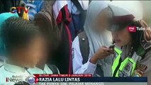 Tak Punya SIM, Seorang Pelajar Menangis Saat Dirazia Petugas