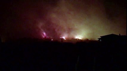 Vidéo : Le feu d'Isolaccio descend vers Folelli