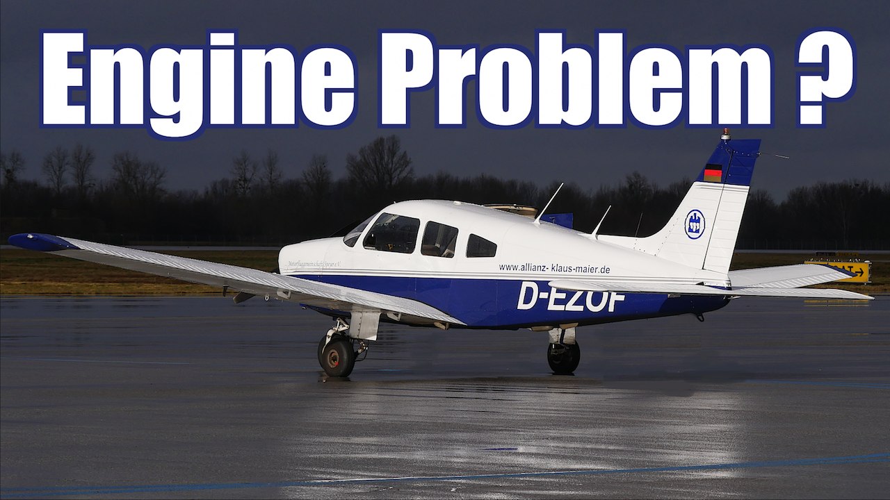 Engine Problems Piper PA-28 Landing @ FKB