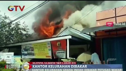 Gaji Tak Dibayar, Seorang Wakar Nekat Bakar Kantor Kelurahan