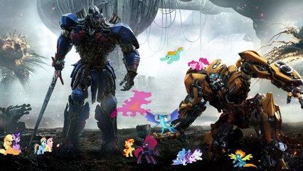 Ponies watch Transformers 5 - Optimus vs Bumblebee