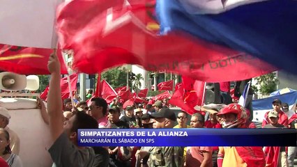 Simpatizantes de la Alianza marcharan el sabado en San Pedro Sula