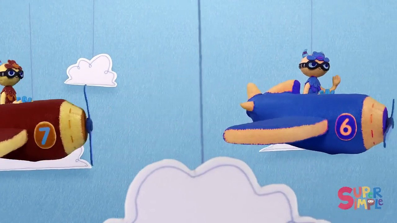 10 Little Airplanes _ Kids Songs _ Count To Ten _ Super Simple Songs-VNRNAloCb5