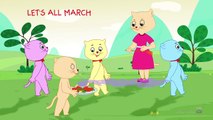 Head, Shoulders, Knees & Toes - Nursery Rhymes by Cutians™ - The Cute Kittens _ ChuChu TV-mlT