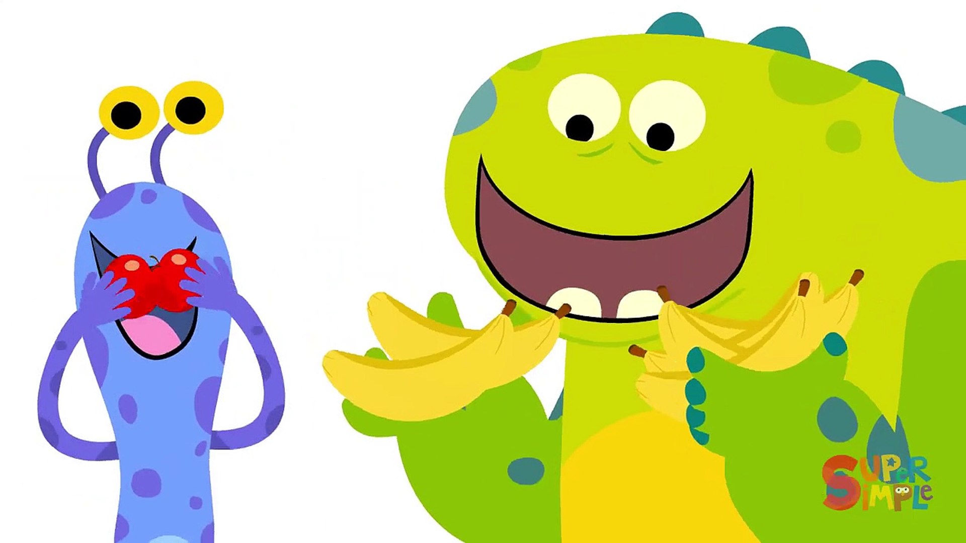 ⁣Apples & Bananas _ Kids Songs _ Super Simple Songs-r5WLXZspD1M