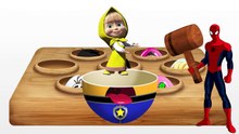 SURPRISE EGGS! LEARN COLORS! MASHA AND BE