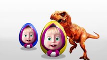 MASHA and the BEAR!!! LEARN COLORS! ANGRY BIRDS! OLAF! Surprise Eggs
