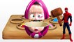 SURPRISE EGGS! LEARN COLORS! Masha and the Bear! McQueen! Spiderman! M