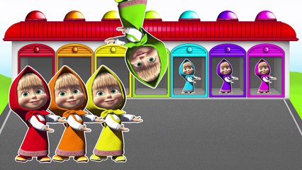 Masha and the Bear! Learn Colors! Video