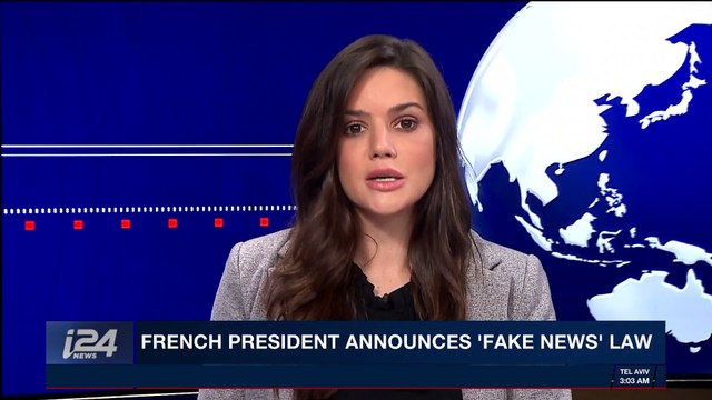 i24NEWS DESK | French president announces 'fake news' law | Wednesday, January 3rd 2018