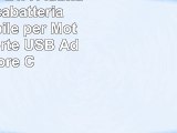 MICTUNING 21A Adattatore Caricabatteria Impermeabile per Moto SAE 2 Porte USB Adattatore