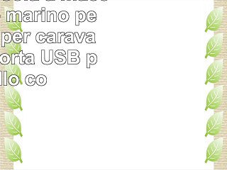 BANDC   Bussola a macchina grado marino per auto camper caravan doppia porta USB pannello