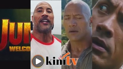Terima kasih Malaysia kerana Jumanji - The Rock