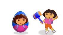 DORA SURPRISE EGGS for Kids TOYS  Cars Cartoon for Toddlers top Colors for Children-DG-izjO3Z