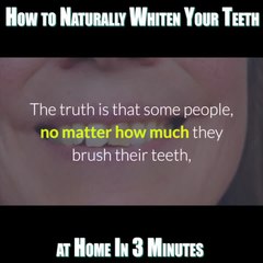 How to Naturally Whiten Your Teeth at Home In 3 Minutes
