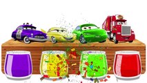 New Lightning McQueen Learn Colors!  Colors for Children  Surprise Eggs McQ