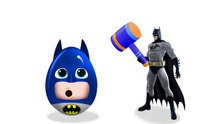 SURPRISE EGGS for Kids & Batman Superman Spiderman Cars Cart