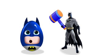 SURPRISE EGGS for Kids & Batman Superman Spiderman Cars Cartoon for Toddlers top Colors for Children