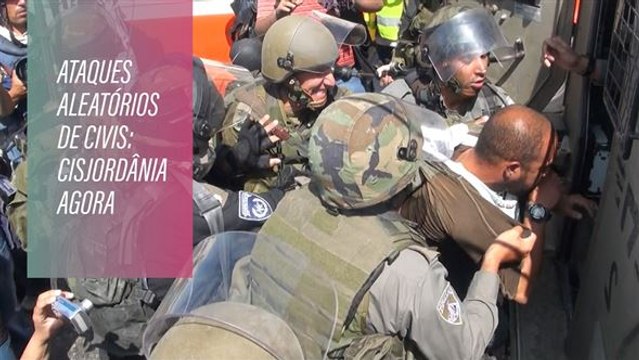 Ataques aleatórios de civis: Cisjordânia agora