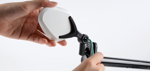 Bar End Mirrors Petal White for Bicycle Handlebar 7_8 Magazi | KiWAV