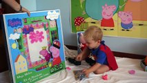 Peppa pig Play Doh Massinha - George, Papai Pig, Mamãe Pig- Festa