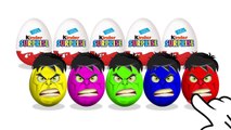 20 Surprise Eggs HULK, Kinder Surprise! Cars 3! Thomas! Spongebob! Disney! Spiderman