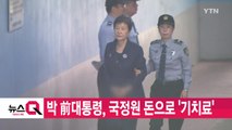 [YTN 실시간뉴스] 박 前대통령, 국정원 돈으로 '기치료' / YTN