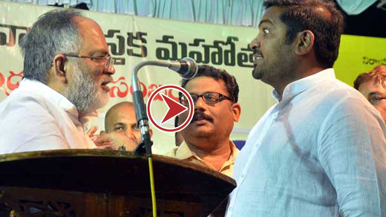 స్కైబాబా పై బెజవాడ దాడి : నిరసన సెగ, విజయవాడలో ఉద్రిక్తత