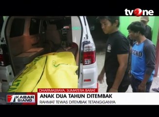 Bocah Dua Tahun Tewas Ditembak Tetangganya