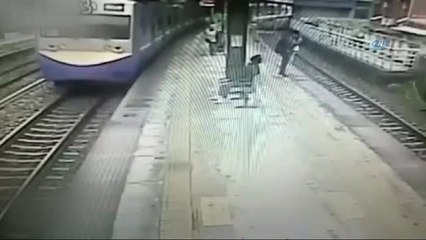 Trene Binmek İçin Acele Edince Canından Oldu