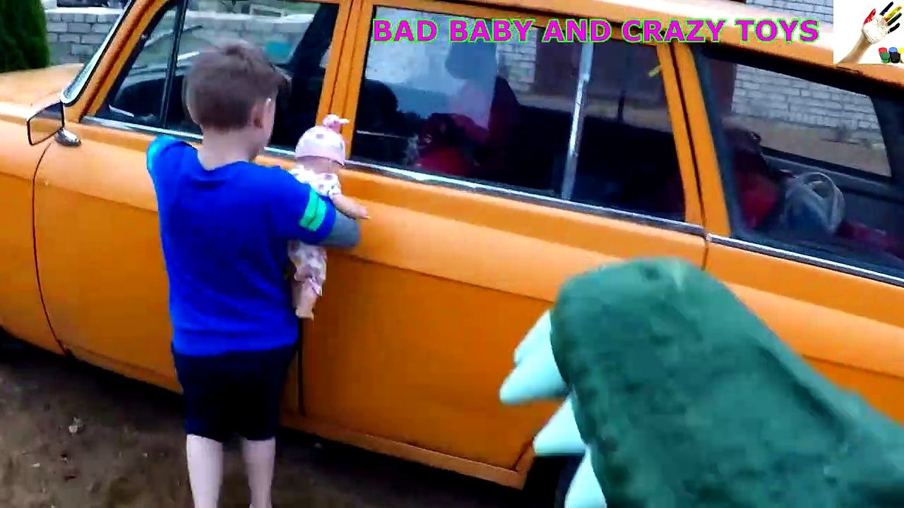 Bad Kid Baby Crying Johny Johny Yes Papa Nursery Rhyme Songs Kids Giant Dinosaur Playground for k