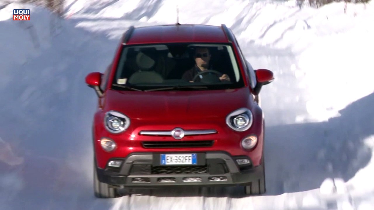 Onlinemotor Fiat 500X Cross Eis in Schweden Wintertest