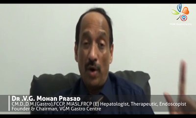 Dr.V.G.Mohan Prasad explains about diarrhoea Causes and Cure