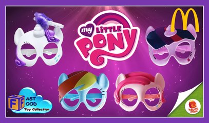 2017 My Little Pony Masks McDonald's Happy Meal Toys (complete set of 4) | fastfoodTOYcollection