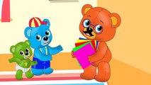 Mega Gummy Bear Spinner learn colors play doh ice cream Finger Family rhymes For