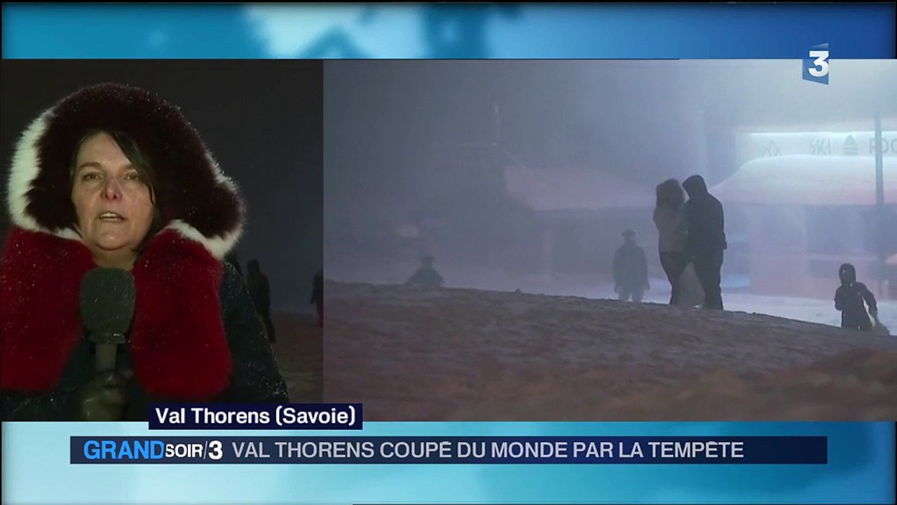 Tempête Eleanor : Val Thorens coupée du monde
