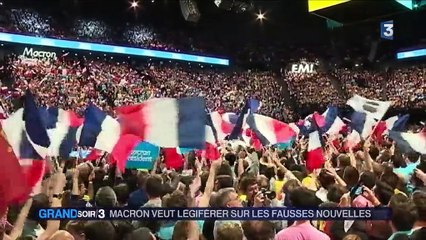Emmanuel Macron déclare la guerre à ceux qui répandent de fausses informations