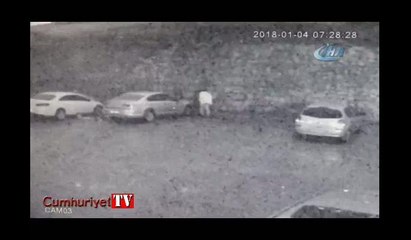 Göçük altında kalmaktan son anda kurtuldu